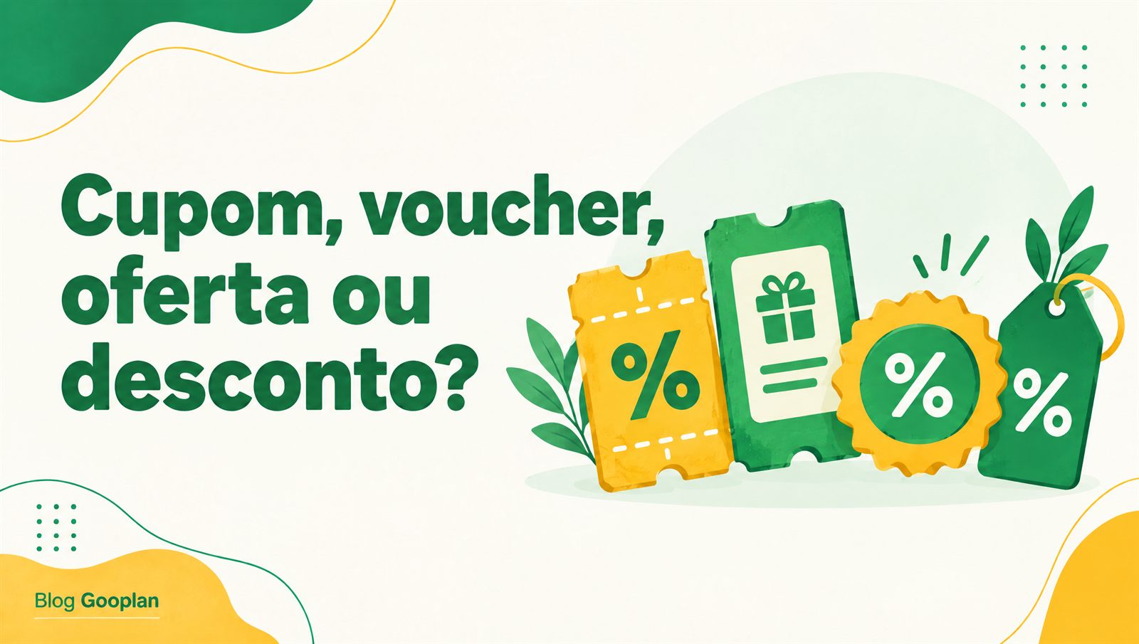 Cupom, voucher, oferta e desconto: qual é a diferença?