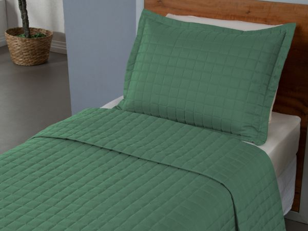 Kit 2 Pçs Cobre Leito Copacabana Matelado Solteiro