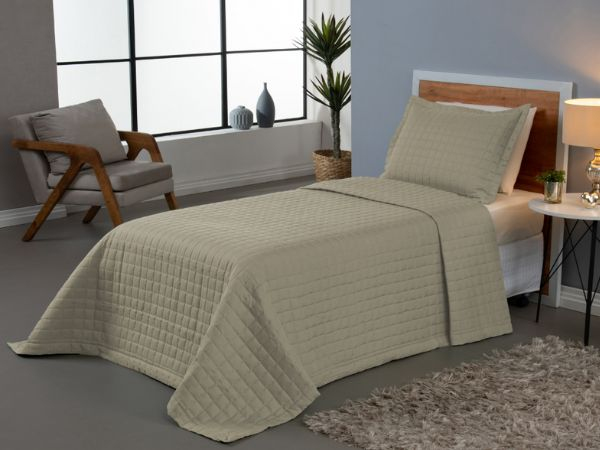 Kit 2 Pçs Cobre Leito Copacabana Matelado Solteiro