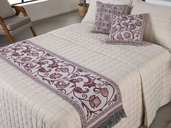 Kit 5 Pçs Peseira Grécia Jacquard King