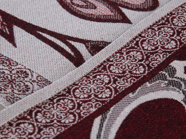 Kit 5 Pçs Peseira Grécia Jacquard King