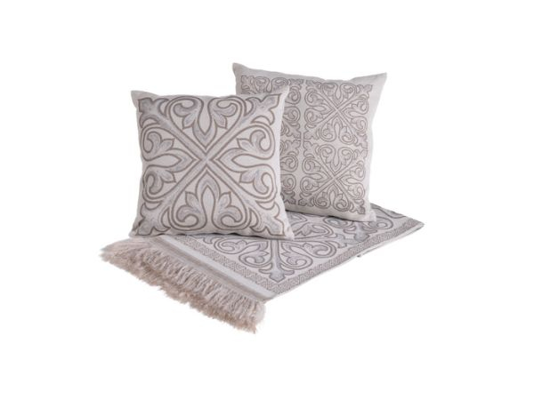 Kit 5 Pçs Peseira Grécia Jacquard King