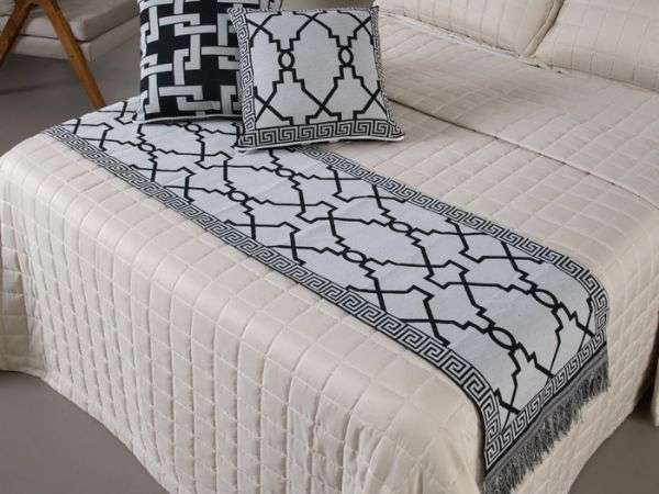 Kit 5 Pçs Peseira Grécia Jacquard King