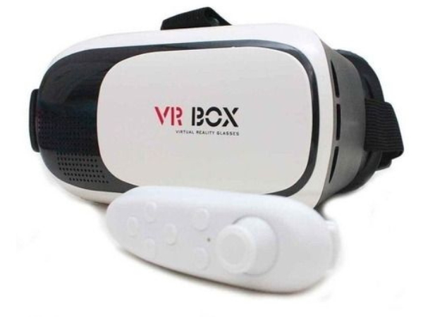 Óculos Vr Box 2_0 Realidade Virtual + Controle Cardboard 3d por Apenas R$345,00